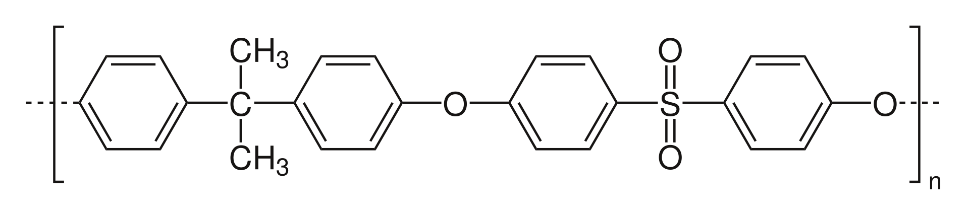 ساختار پلی فینیل سولفون
