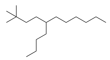 رسم خطی هیدروکربن شاخه دار
